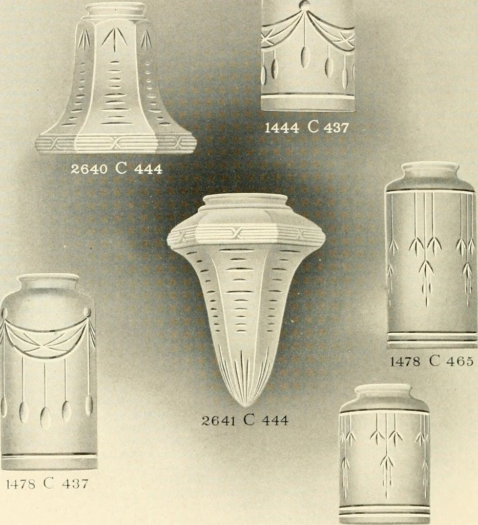 An illustration from Shades and globes : catalogue number 42 / Macbeth-Evans Glass Company, 1912, leaf 47