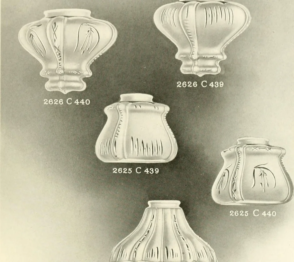 An illustration from Shades and globes : catalogue number 42 / Macbeth-Evans Glass Company, 1912, leaf 50