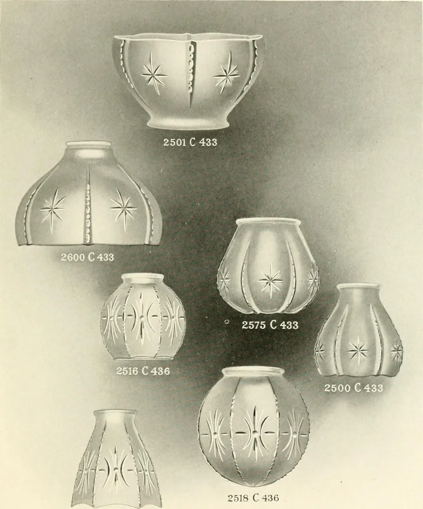 An illustration from Shades and globes : catalogue number 42 / Macbeth-Evans Glass Company, 1912, leaf 52