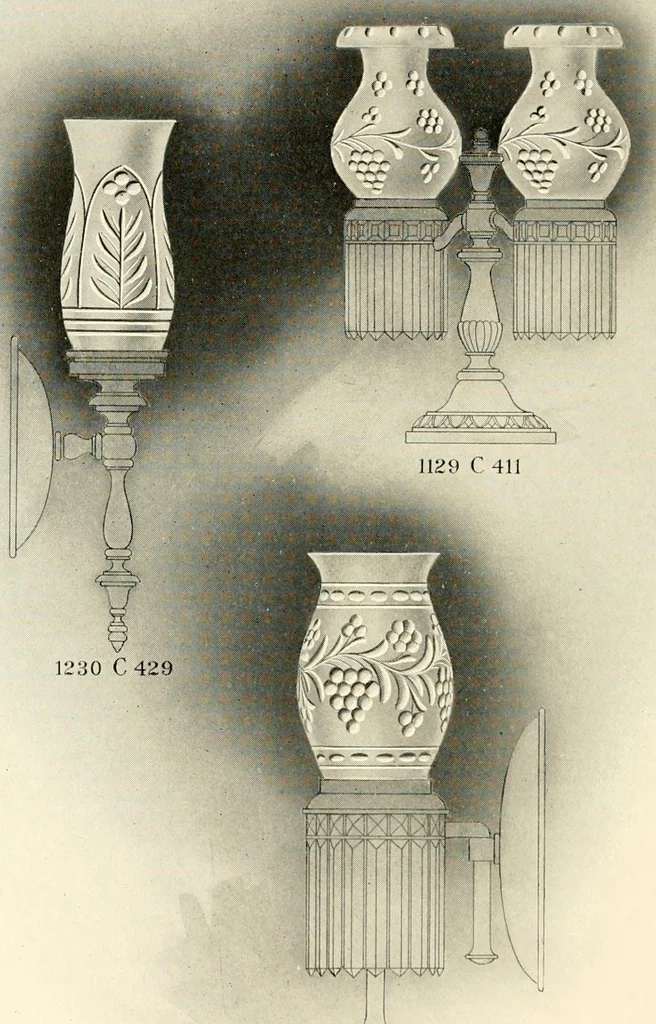 An illustration from Shades and globes : catalogue number 42 / Macbeth-Evans Glass Company, 1912, leaf 55