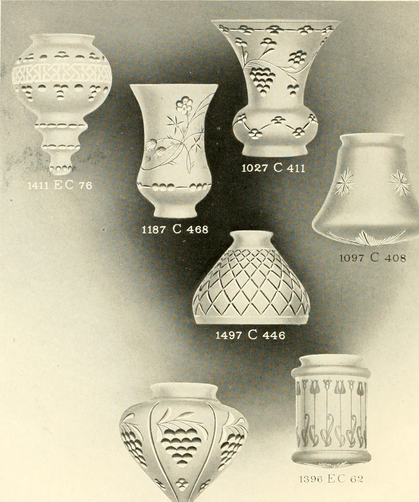 An illustration from Shades and globes : catalogue number 42 / Macbeth-Evans Glass Company, 1912, leaf 57