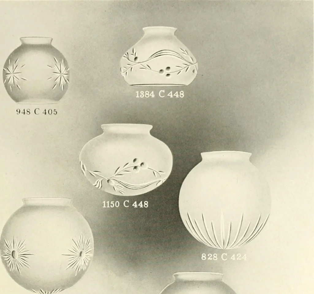 An illustration from Shades and globes : catalogue number 42 / Macbeth-Evans Glass Company, 1912, leaf 58
