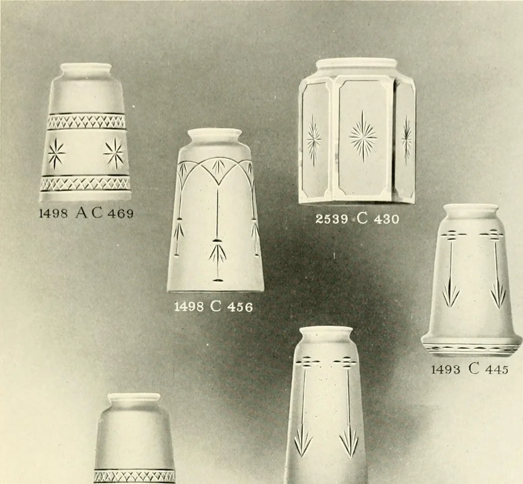 An illustration from Shades and globes : catalogue number 42 / Macbeth-Evans Glass Company, 1912, leaf 60