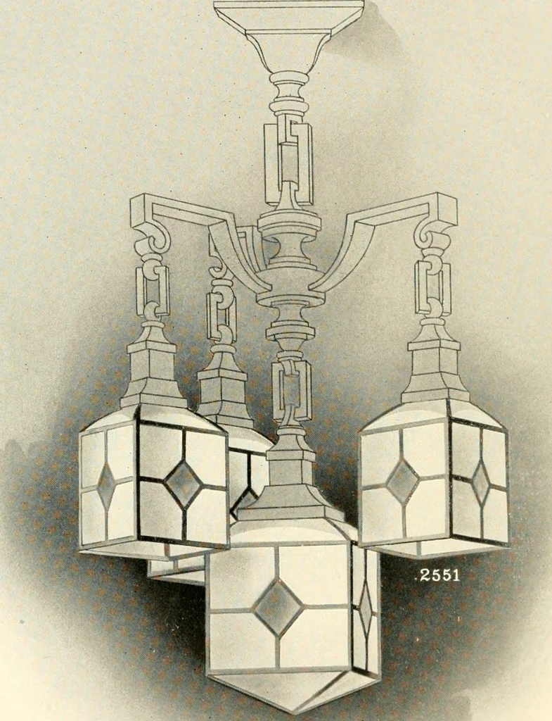 An illustration from Shades and globes : catalogue number 42 / Macbeth-Evans Glass Company, 1912, leaf 67