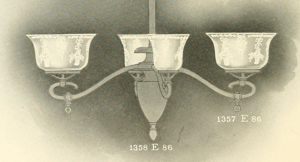 An illustration from Shades and globes : catalogue number 42 / Macbeth-Evans Glass Company, 1912, leaf 77