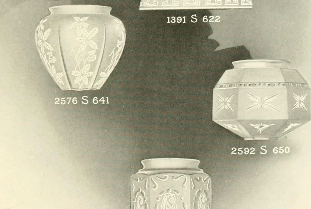 An illustration from Shades and globes : catalogue number 42 / Macbeth-Evans Glass Company, 1912, leaf 82