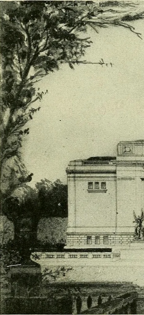 An illustration from Shades and shadows, 1921, leaf 142