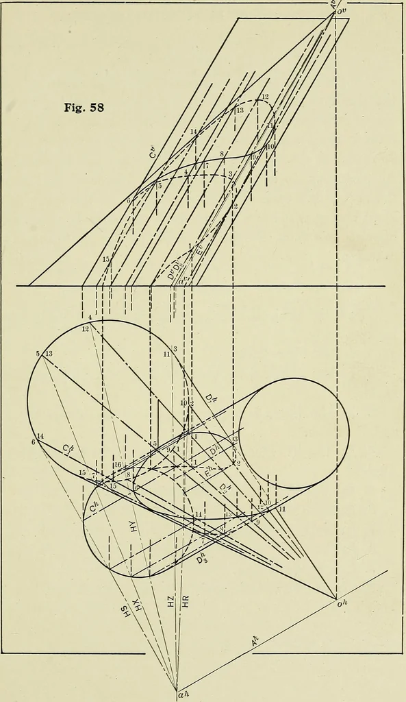 An illustration from Shades and shadows, 1921, leaf 46