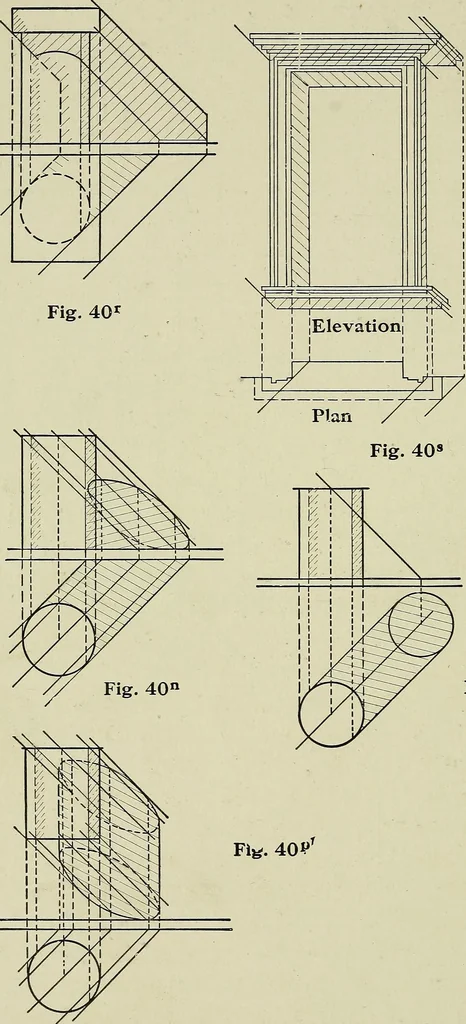 An illustration from Shades and shadows, 1921, leaf 99