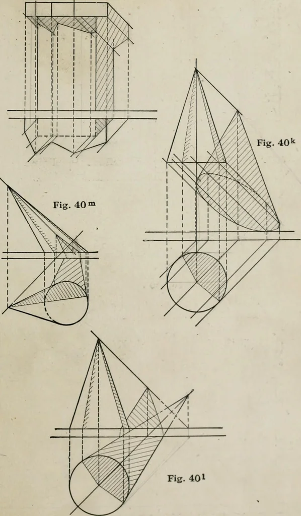An illustration from Shades and shadows, 1921, leaf 100