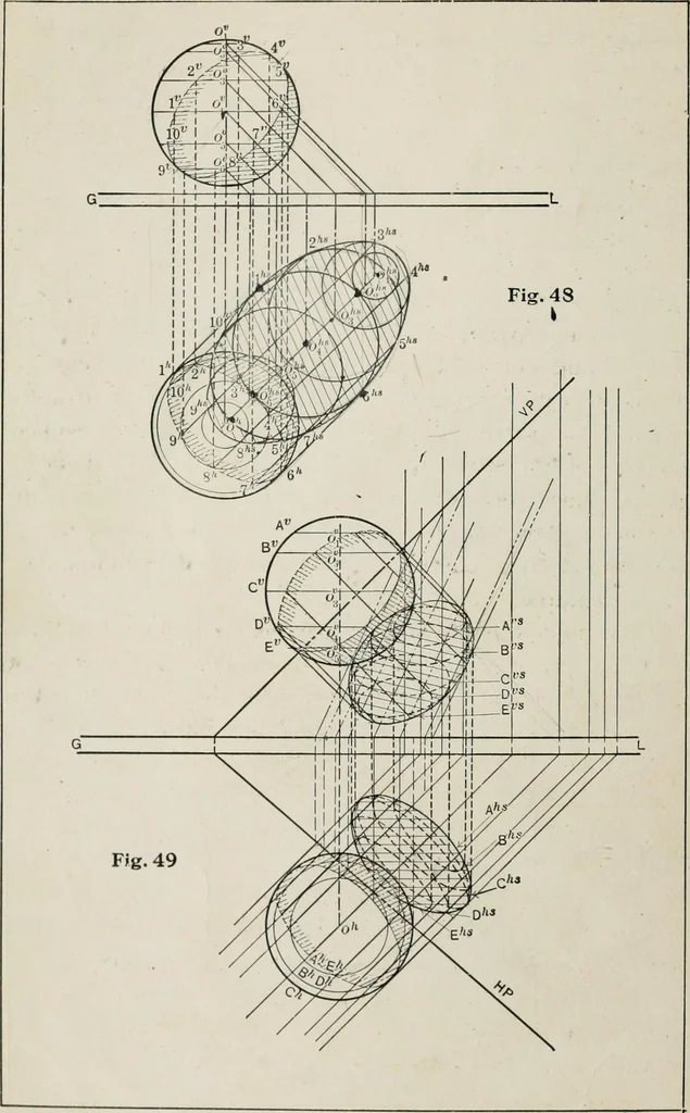 An illustration from Shades and shadows, 1921, leaf 105