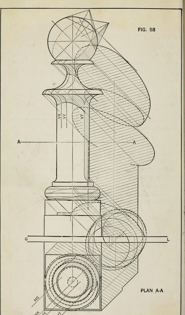An illustration from Shades and shadows, 1921, leaf 117