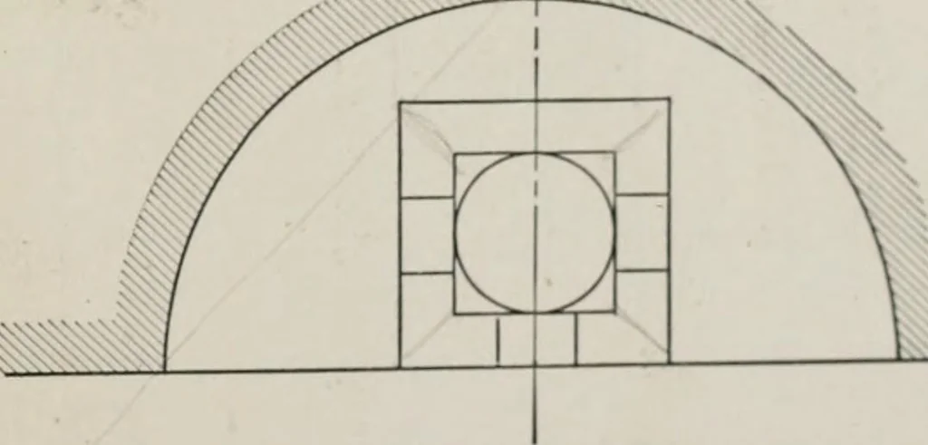 An illustration from Shades and shadows, 1921, leaf 138