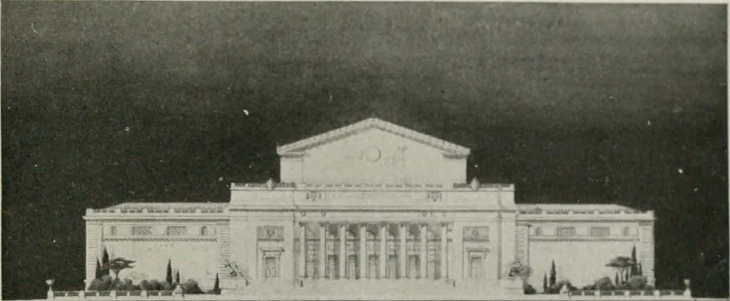 An illustration from Shades and shadows, 1921, leaf 144