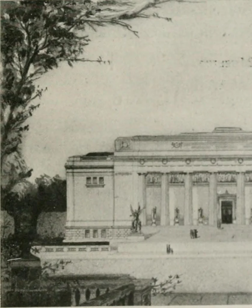 An illustration from Shades and shadows, 1921, leaf 144