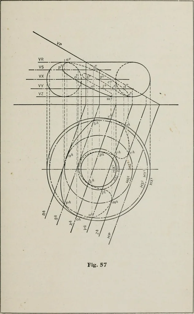 An illustration from Shades and shadows, 1921, leaf 46