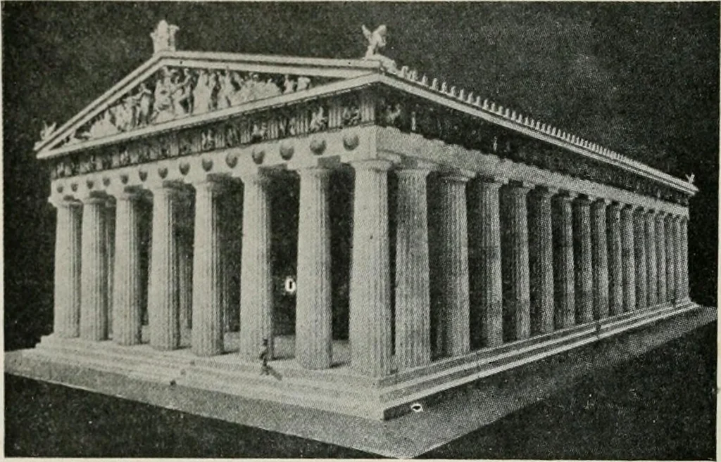 An illustration from Shades and shadows, 1921, leaf 65