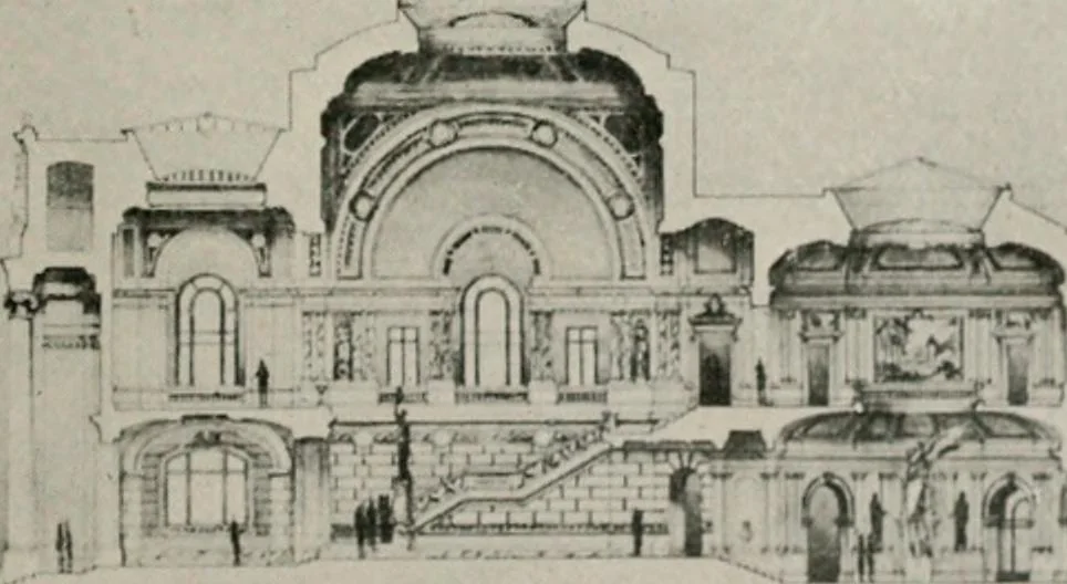 An illustration from Shades and shadows, 1921, leaf 94