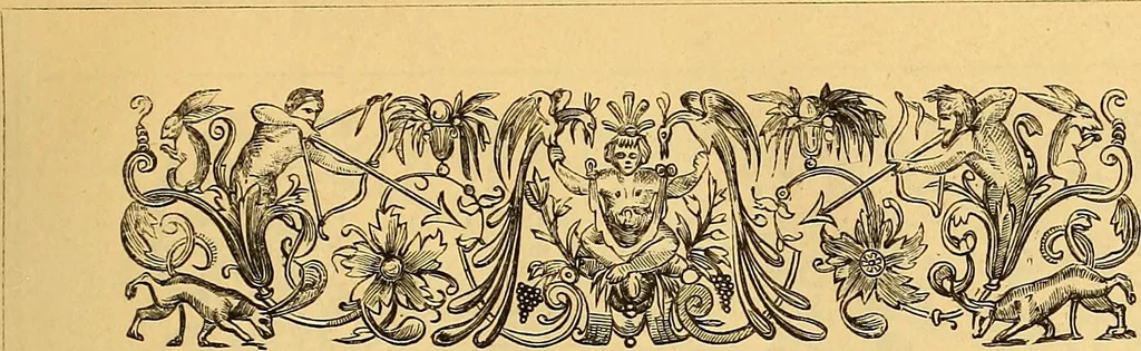 An illustration from Shakespeare as put forth in 1623. A reprint of Mr. William Shakespeares Comedies, Histories, & Tragedies. Published according to the True Original Copies, 1623, leaf 24