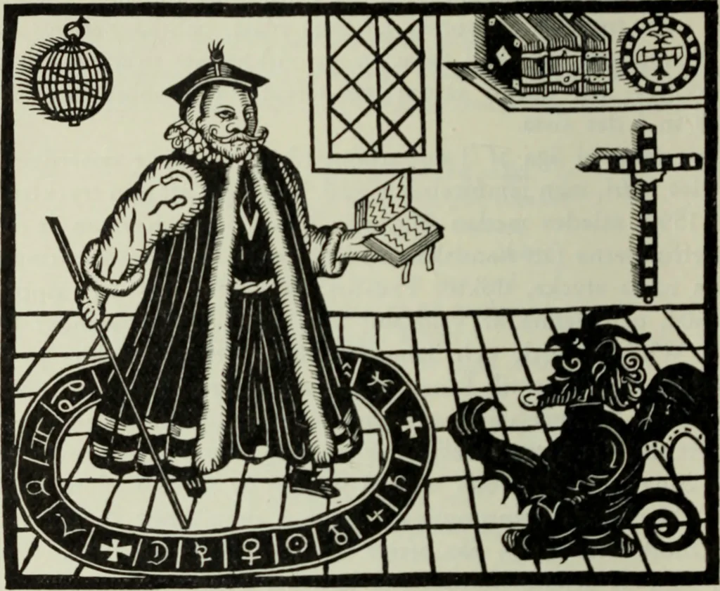 An illustration from Shakspere och hans tid, 1616, leaf 127