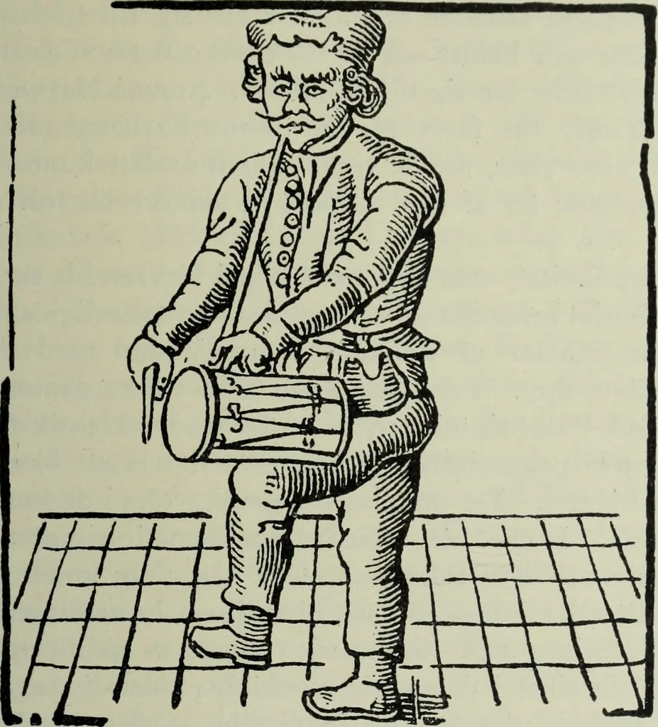 An illustration from Shakspere och hans tid, 1616, leaf 164