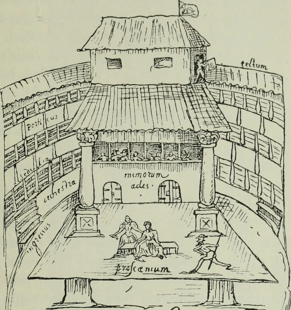 An illustration from Shakspere och hans tid, 1616, leaf 202