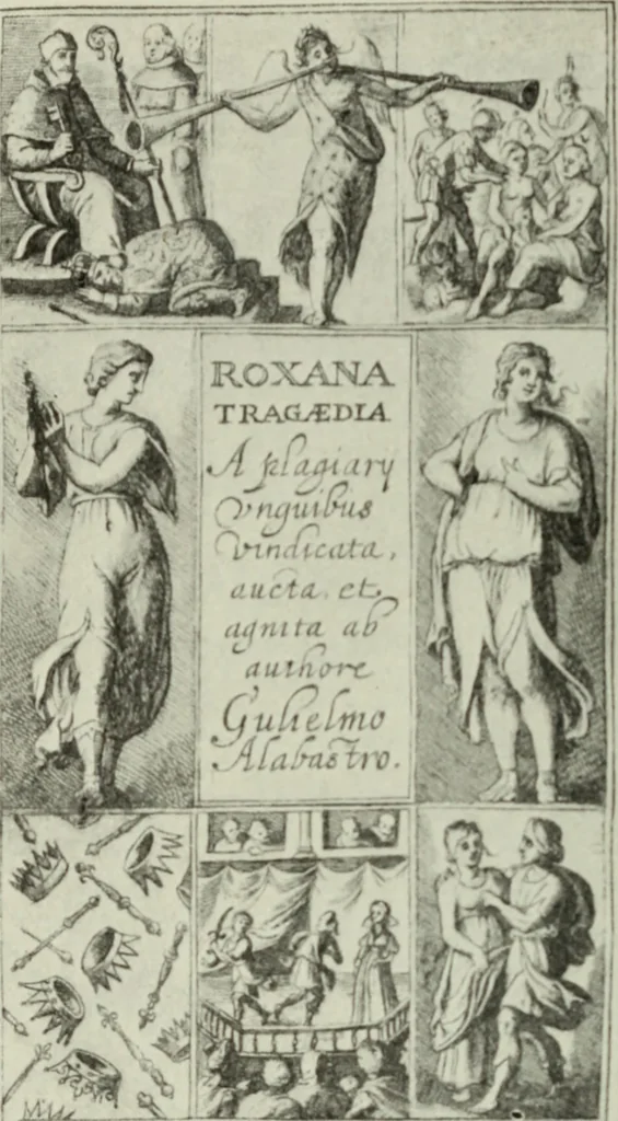 An illustration from Shakspere och hans tid, 1616, leaf 205