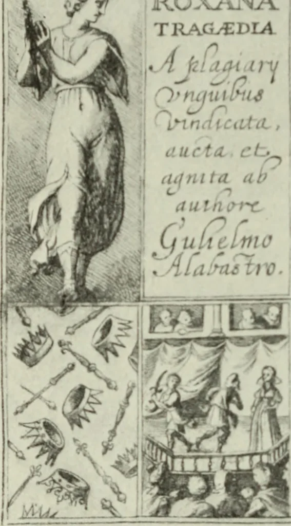 An illustration from Shakspere och hans tid, 1616, leaf 205