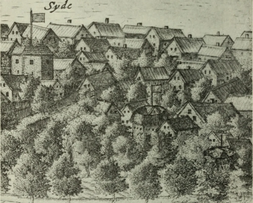 An illustration from Shakspere och hans tid, 1616, leaf 209