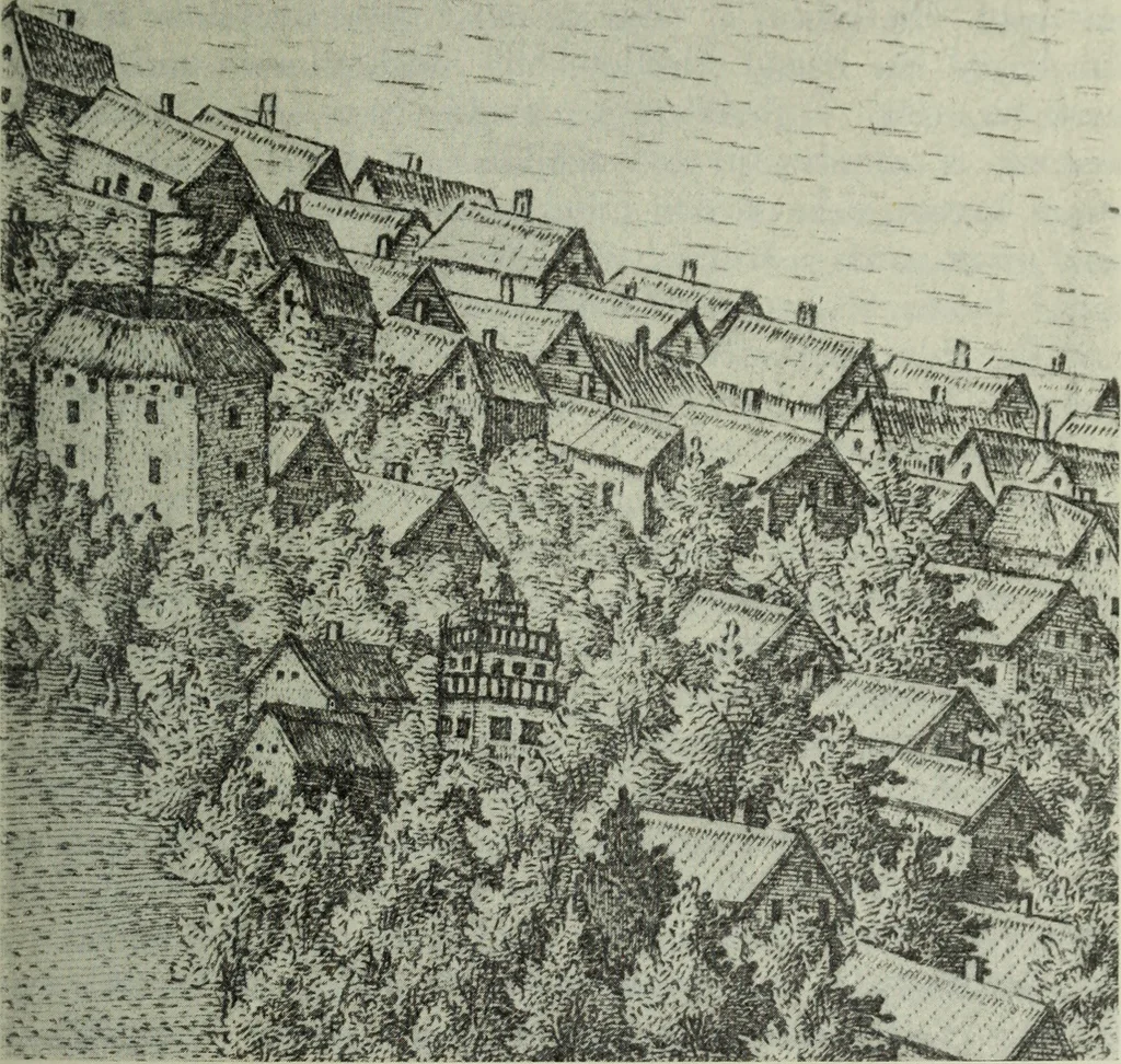 An illustration from Shakspere och hans tid, 1616, leaf 212
