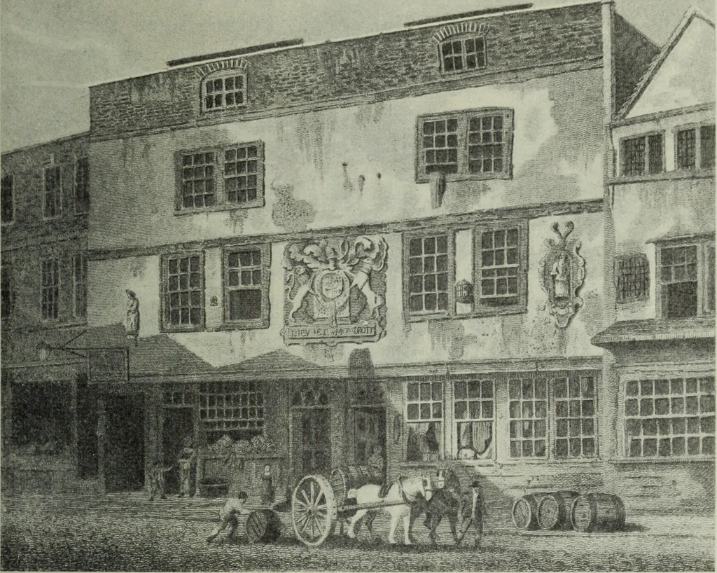 An illustration from Shakspere och hans tid, 1616, leaf 216