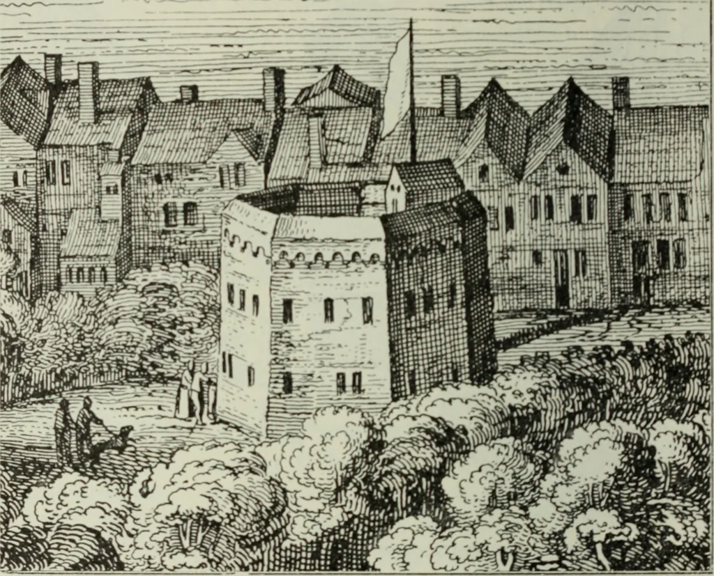 An illustration from Shakspere och hans tid, 1616, leaf 219