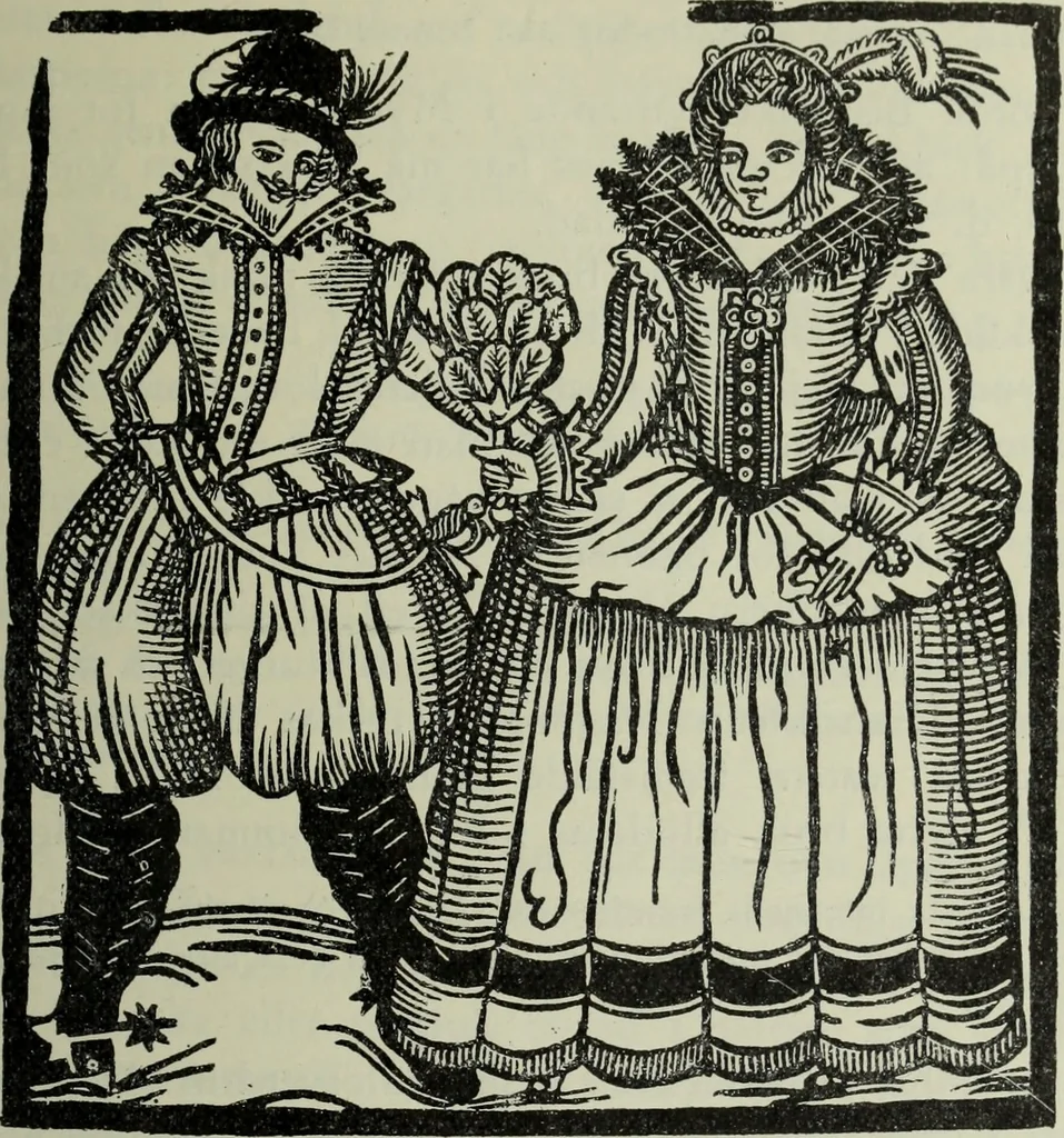 An illustration from Shakspere och hans tid, 1616, leaf 44