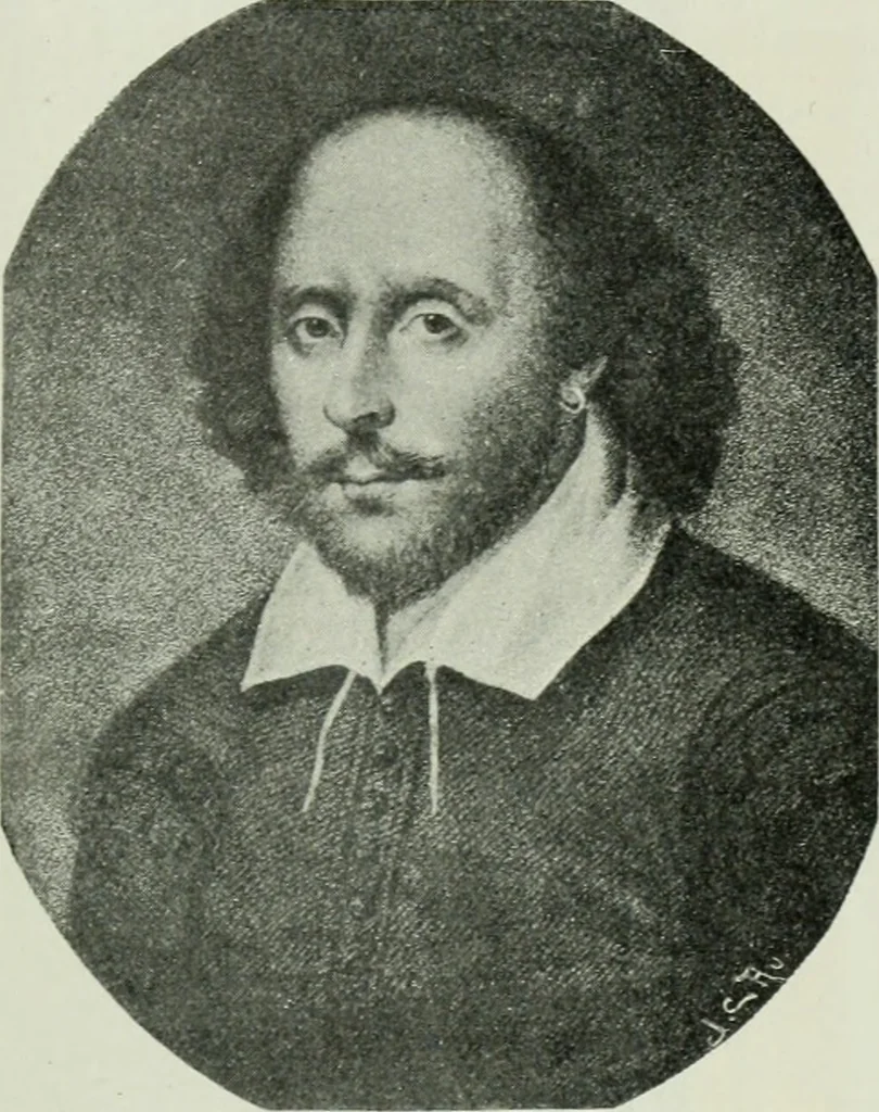 An illustration from Shakspere och hans tid, 1616, leaf 408