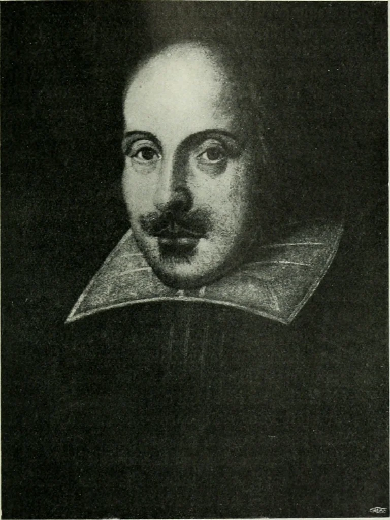 An illustration from Shakspere och hans tid, 1616, leaf 412