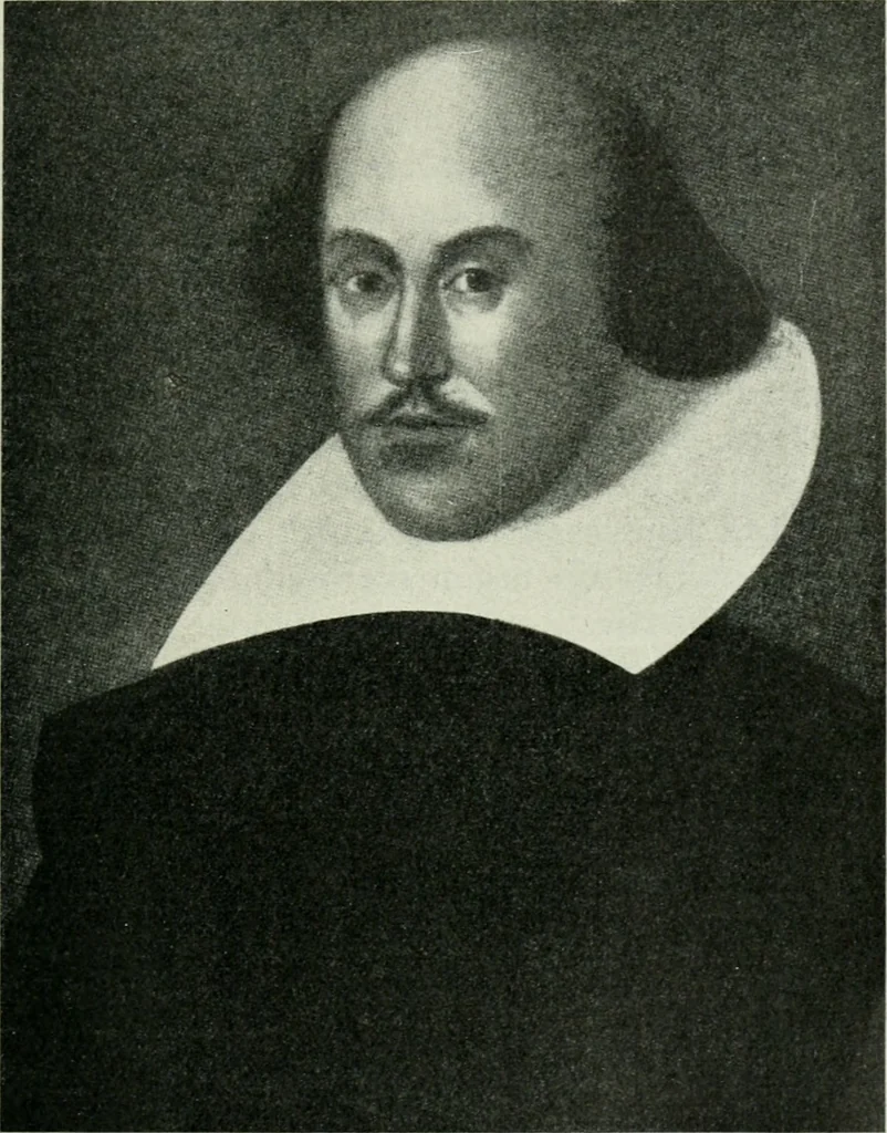 An illustration from Shakspere och hans tid, 1616, leaf 414