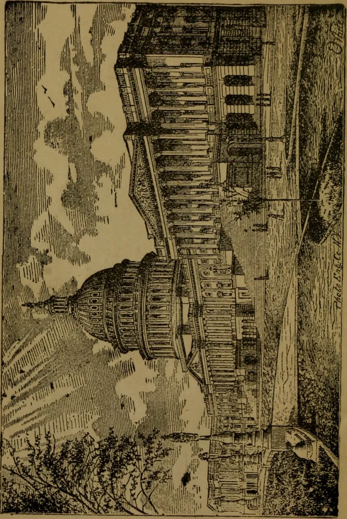 An illustration from Shanahan's guide to Washington and its environs, together with concise historical sketches of many things and places of interest to the visitor to the nation's capital, 1894, leaf 9