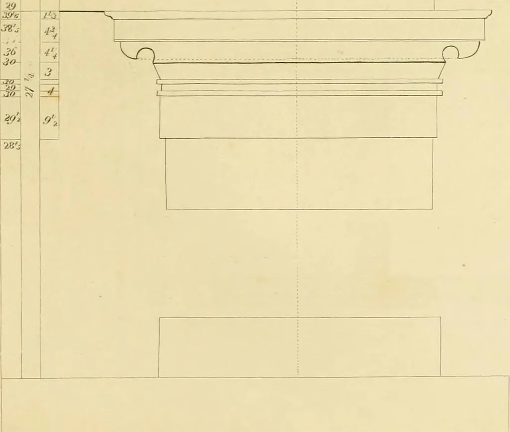 An illustration from Shaw's Civil architecture; being a complete theoretical and practical system of building, containing the fundamental principles of the art, 1852, leaf 198