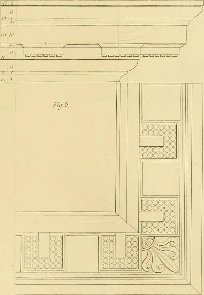 An illustration from Shaw's Civil architecture; being a complete theoretical and practical system of building, containing the fundamental principles of the art, 1852, leaf 230