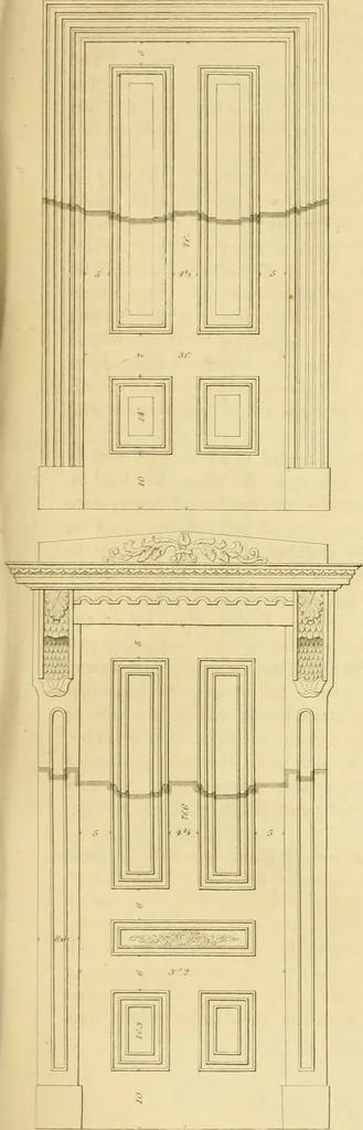 An illustration from Shaw's Civil architecture; being a complete theoretical and practical system of building, containing the fundamental principles of the art, 1852, leaf 238