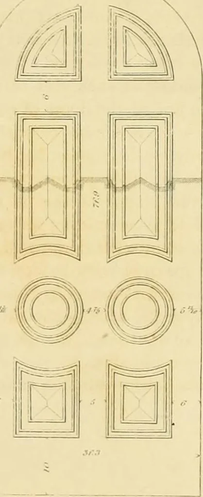 An illustration from Shaw's Civil architecture; being a complete theoretical and practical system of building, containing the fundamental principles of the art, 1852, leaf 238