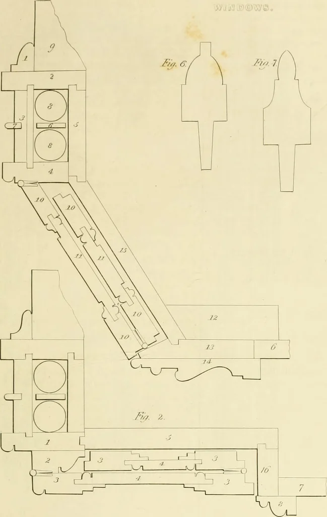 An illustration from Shaw's Civil architecture; being a complete theoretical and practical system of building, containing the fundamental principles of the art, 1852, leaf 248