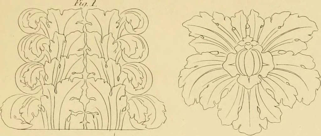 An illustration from Shaw's Civil architecture; being a complete theoretical and practical system of building, containing the fundamental principles of the art, 1852, leaf 266