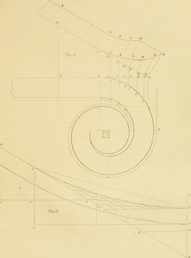 An illustration from Shaw's Civil architecture; being a complete theoretical and practical system of building, containing the fundamental principles of the art, 1852, leaf 312