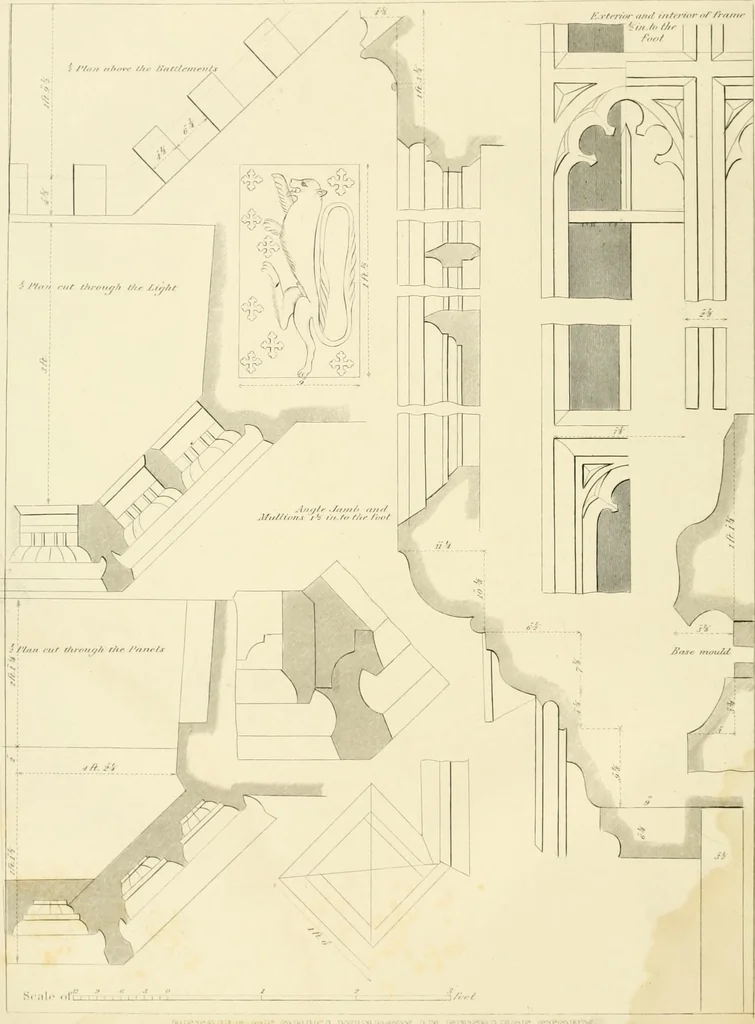An illustration from Shaw's Civil architecture; being a complete theoretical and practical system of building, containing the fundamental principles of the art, 1852, leaf 343