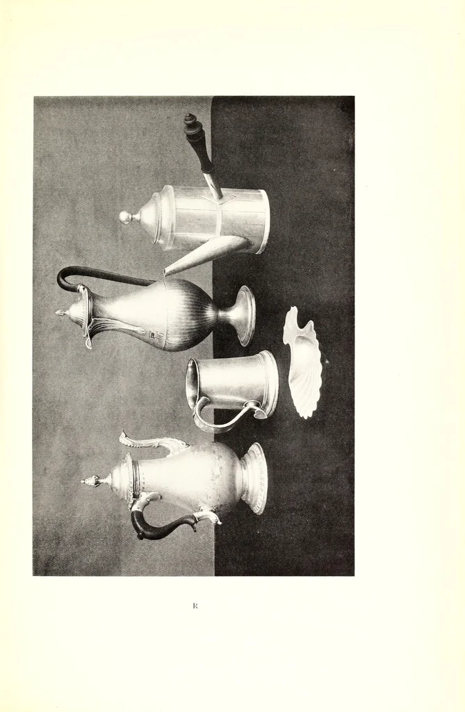 An illustration from Sheffield plate, its history, manufacture and art; with makers' names and marks, also a note on foreign Sheffield plate, with illustrations, 1908, leaf 151