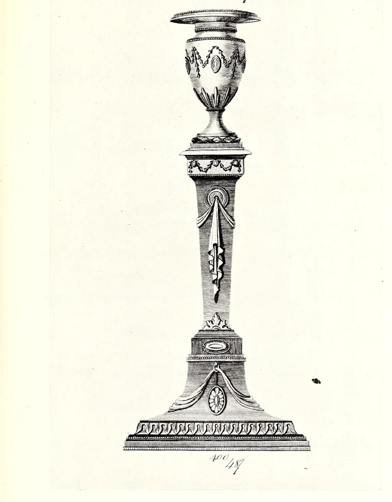 An illustration from Sheffield plate, its history, manufacture and art; with makers' names and marks, also a note on foreign Sheffield plate, with illustrations, 1908, leaf 191