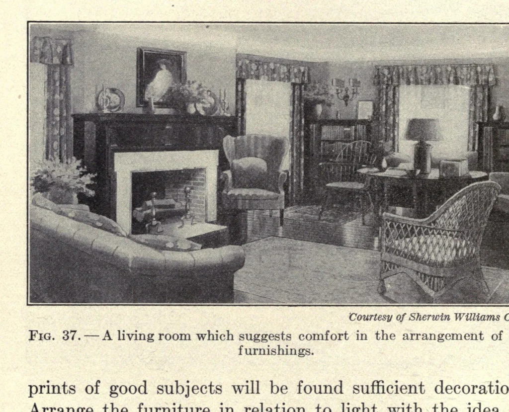 An illustration from Shelter and clothing : a textbook of the household arts, 1915, leaf 114