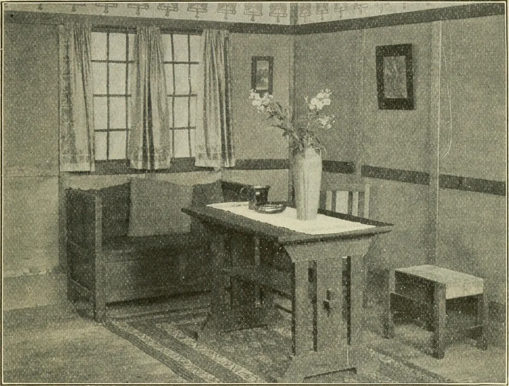 An illustration from Shelter and clothing; a textbook of the household arts, 1920, leaf 100