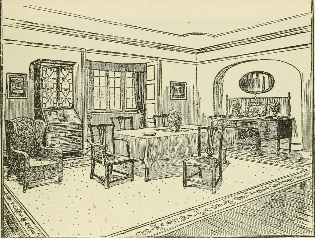 An illustration from Shelter and clothing; a textbook of the household arts, 1920, leaf 112